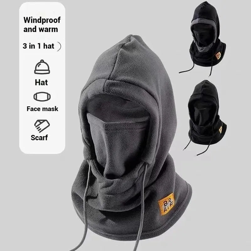 SNUGGA Winter Warm Hat with Mask and Neck Warmer Windproof Balaclava